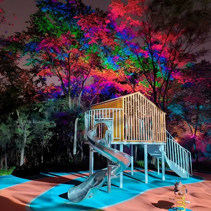 Solar Outdoor Waterproof RGB LED Spot Light Landscape Tree Lighting - Flare Shack
