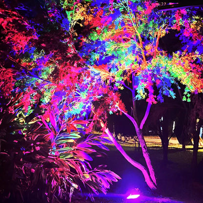 Outdoor Waterproof RGB LED Spot Light Landscape Tree Lighting