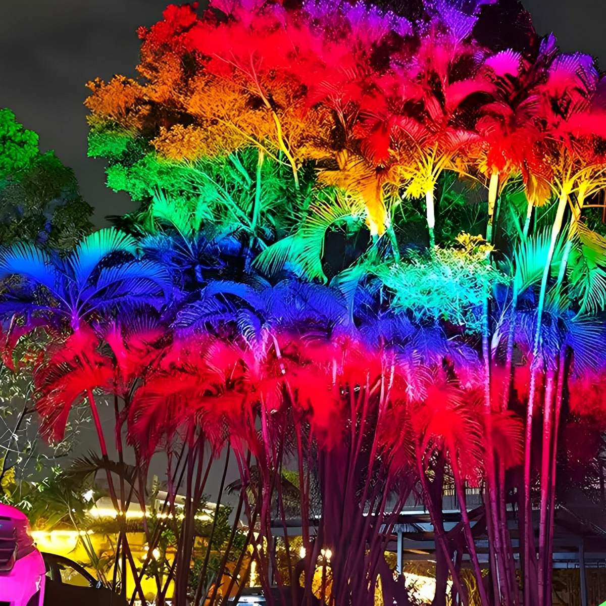Solar Outdoor Waterproof RGB LED Spot Light Landscape Tree Lighting - Flare Shack