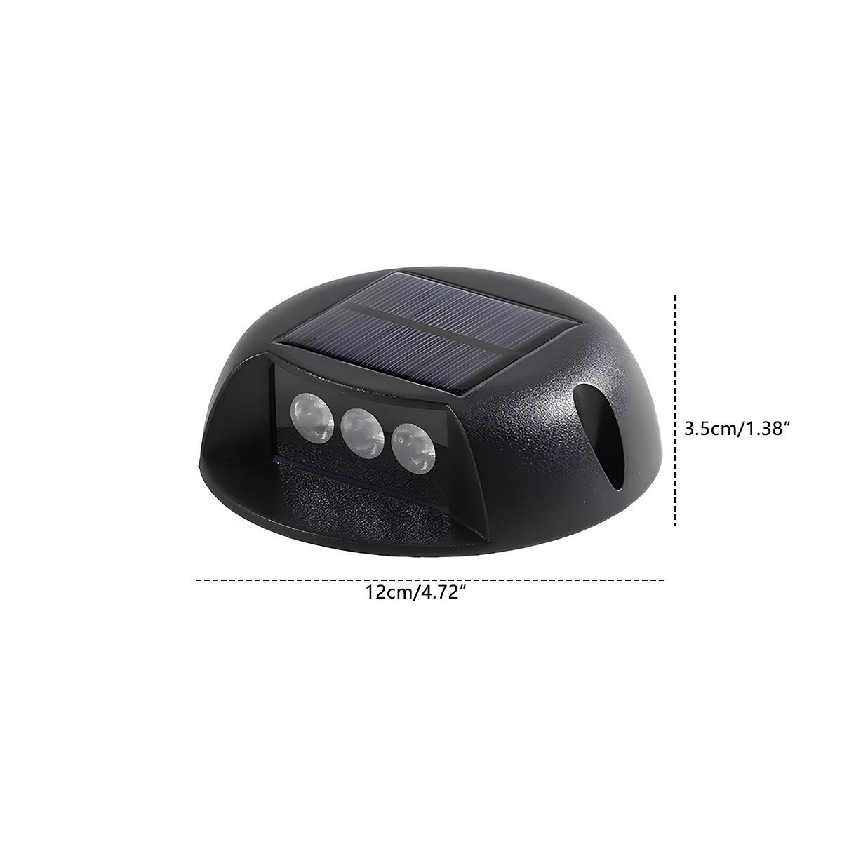 Solar Outdoor Waterproof RGB LED Step Deck Lights Star Stairs