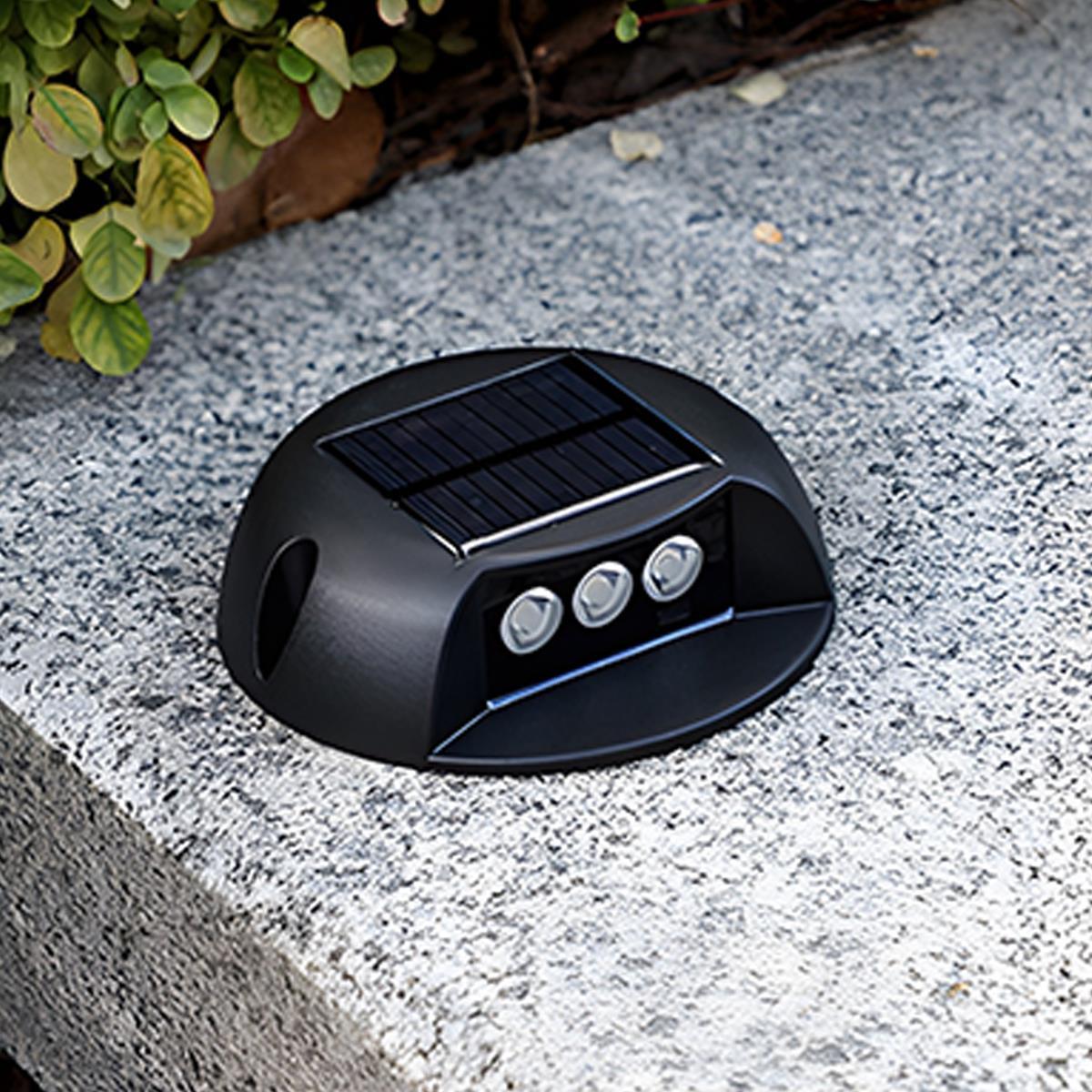 Solar Outdoor Waterproof RGB LED Step Deck Lights Star Stairs