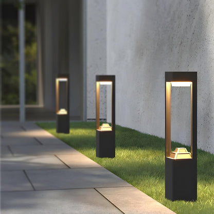 Solar Rectangular LED Outdoor Landscape Lighting - Flare Shack