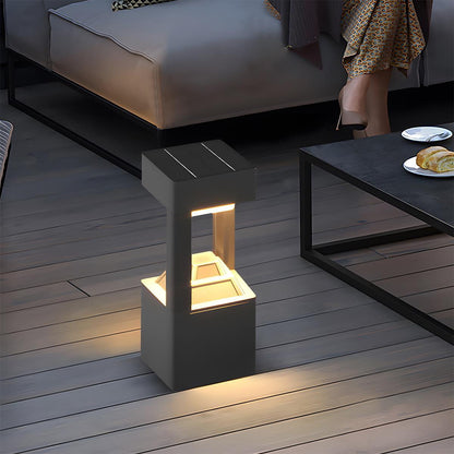 Solar Rectangular LED Outdoor Landscape Lighting - Flare Shack