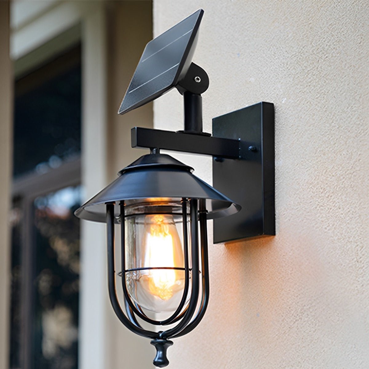 Solar Rustic Birdcage Waterproof Outdoor LED Porch Wall Light - Flare Shack