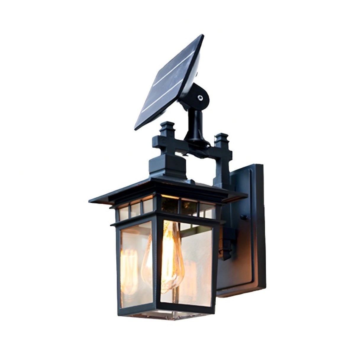 Rustic Square Waterproof Outdoor LED Porch Wall Light