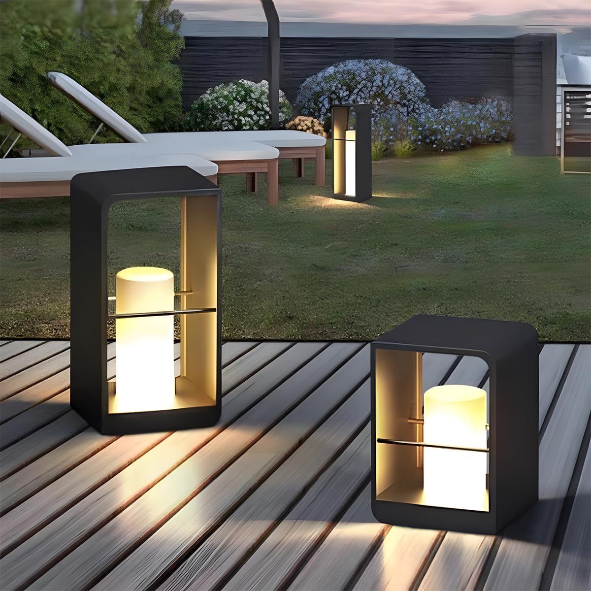 Solar Waterproof Archway Frame LED Outdoor Landscape Lighting - Flare Shack