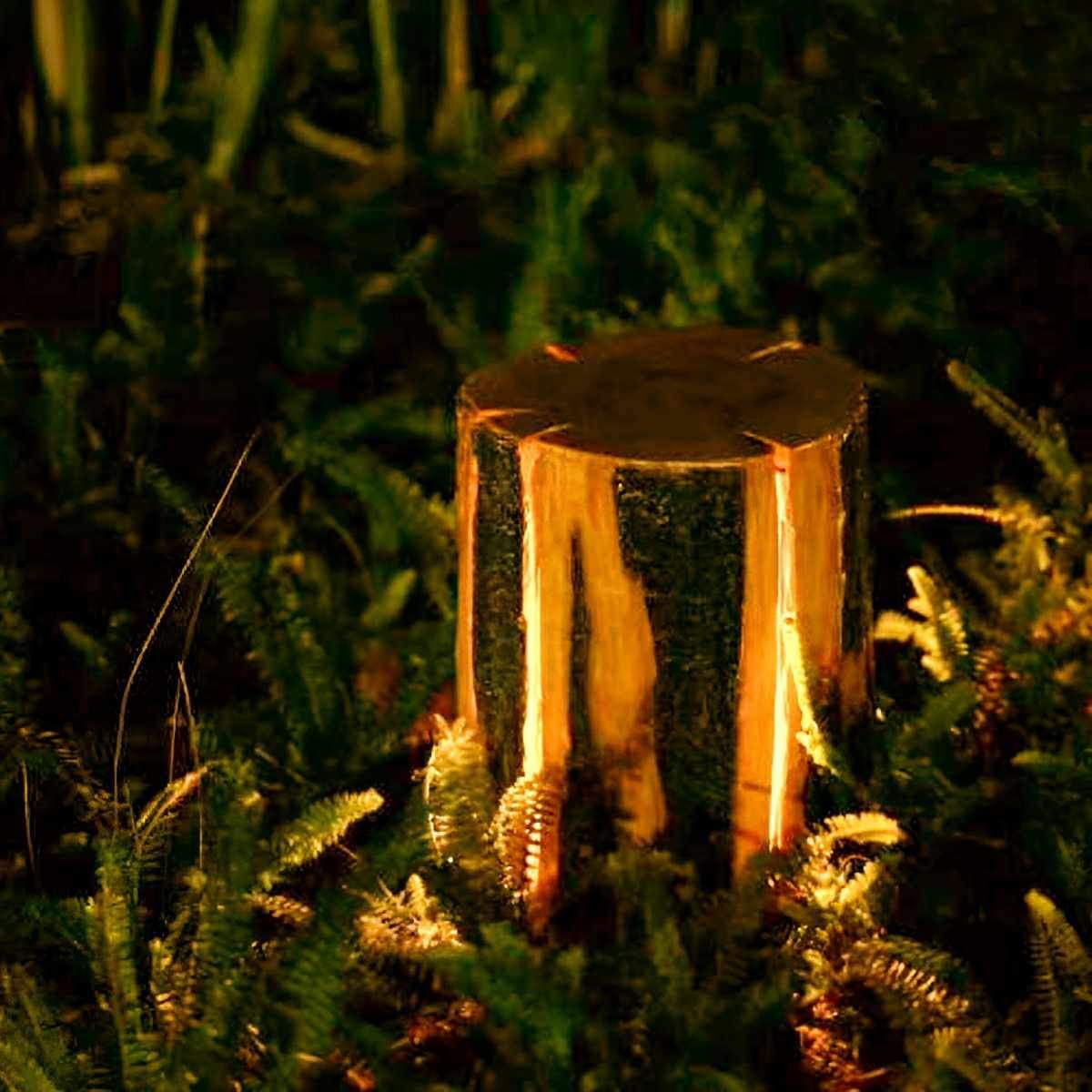 Waterproof Artificial Tree Stump LED Outdoor Landscape Lawn Lighting