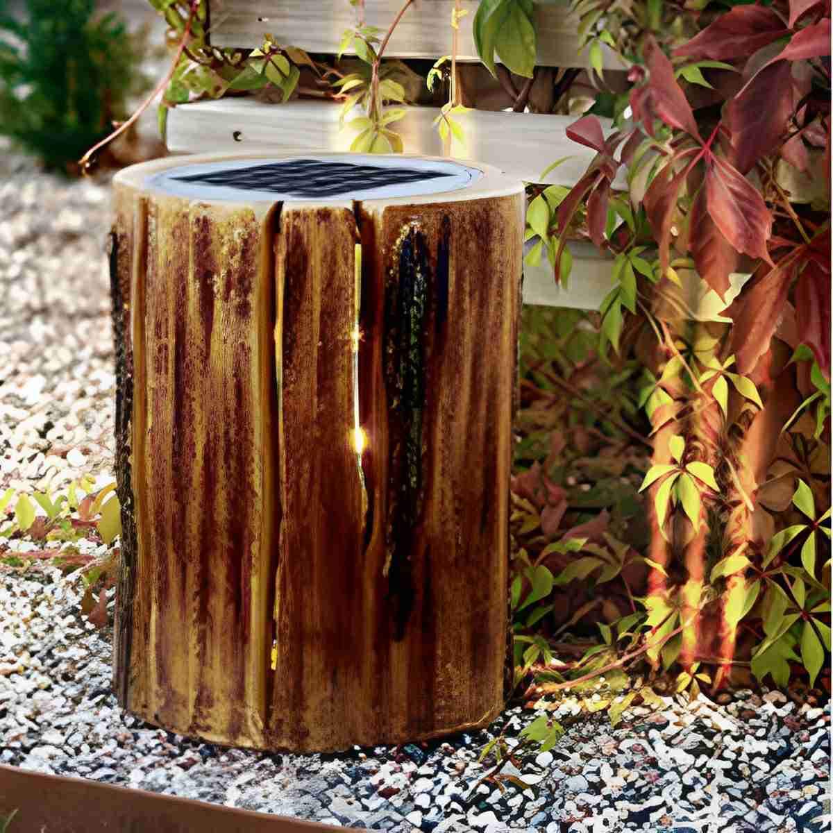 Waterproof Artificial Tree Stump LED Outdoor Landscape Lawn Lighting