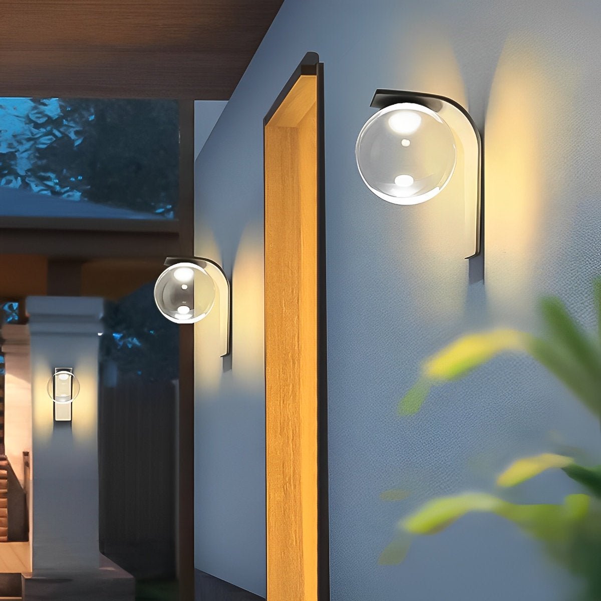 Solar Waterproof Bubbles LED Outdoor Wall Sconces - Flare Shack