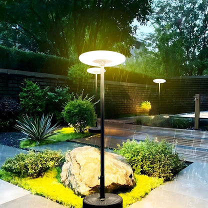Solar Waterproof Dish Moving & Lifting Outdoor LED Floor Lamps - Flare Shack