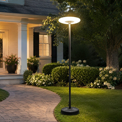 Solar Waterproof Dish Moving & Lifting Outdoor LED Floor Lamps
