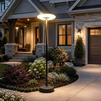 Solar Waterproof Dish Moving & Lifting Outdoor LED Floor Lamps