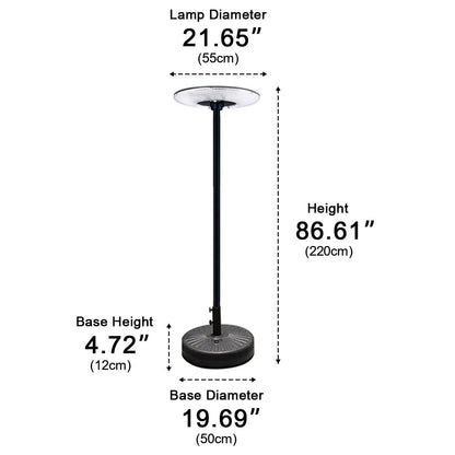 Solar Waterproof Dish Moving & Lifting Outdoor LED Floor Lamps