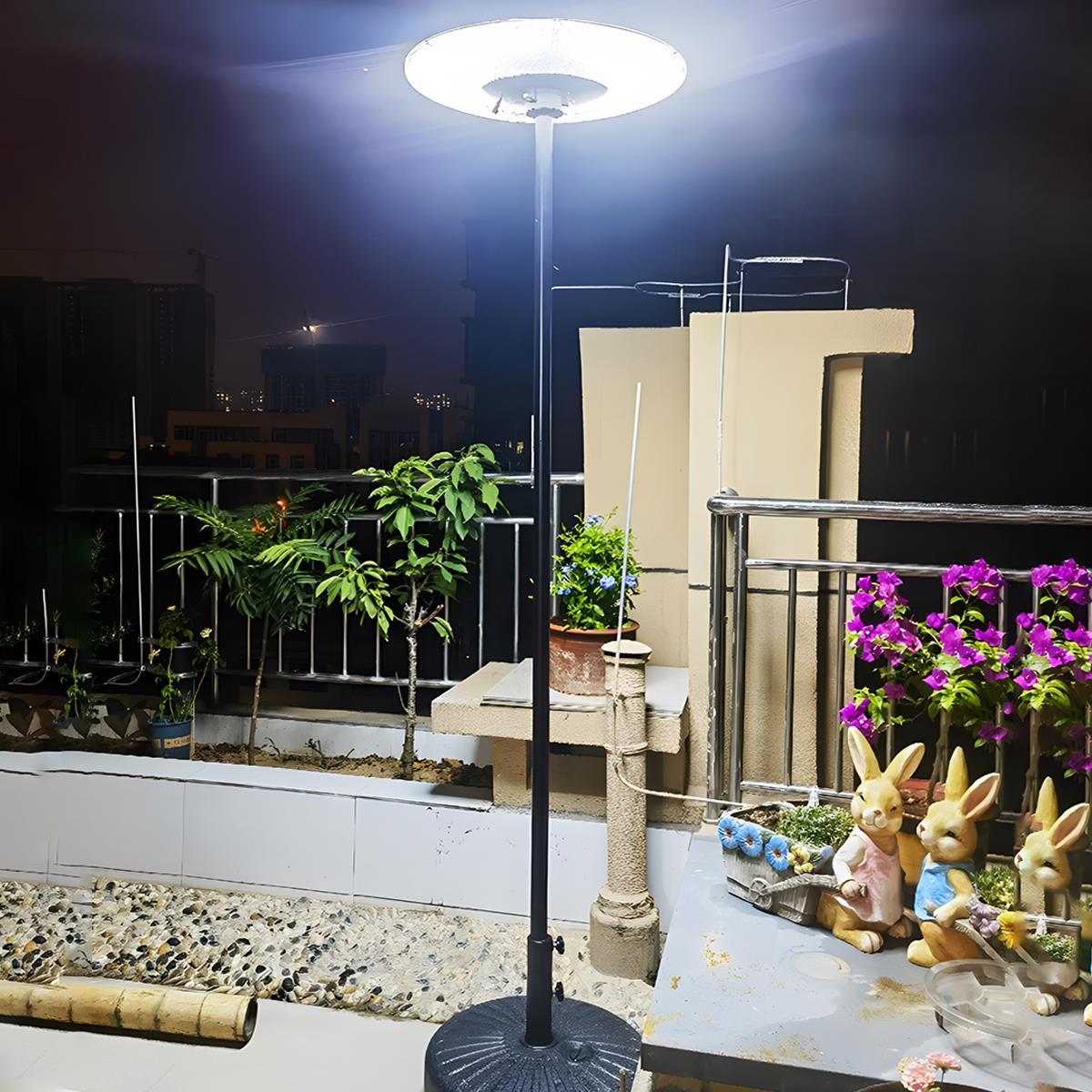 Solar Waterproof Dish Moving & Lifting Outdoor LED Floor Lamps - Flare Shack
