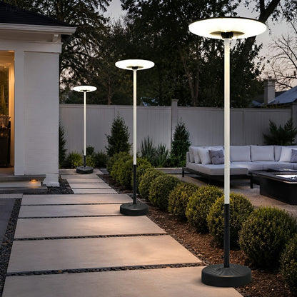 Solar Waterproof Dish Moving & Lifting Outdoor LED Floor Lamps
