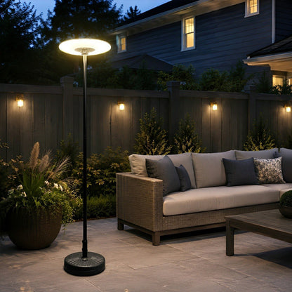 Solar Waterproof Dish Moving & Lifting Outdoor LED Floor Lamps