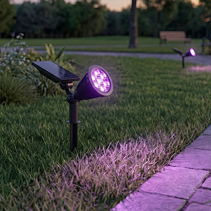 Solar Waterproof LED Landscape Tree Lighting Outdoor Spot Light