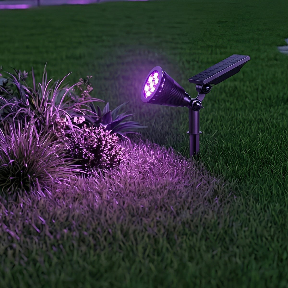 Solar Waterproof LED Landscape Tree Lighting Outdoor Spot Light