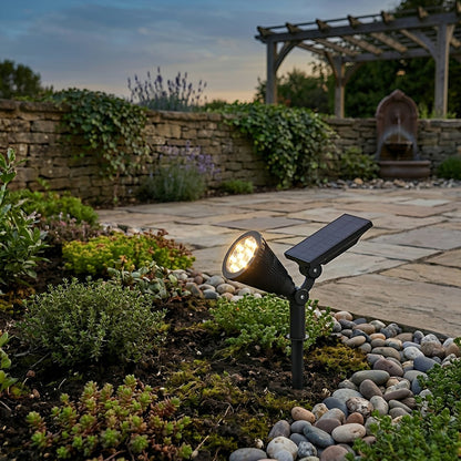 Solar Waterproof LED Landscape Tree Lighting Outdoor Spot Light