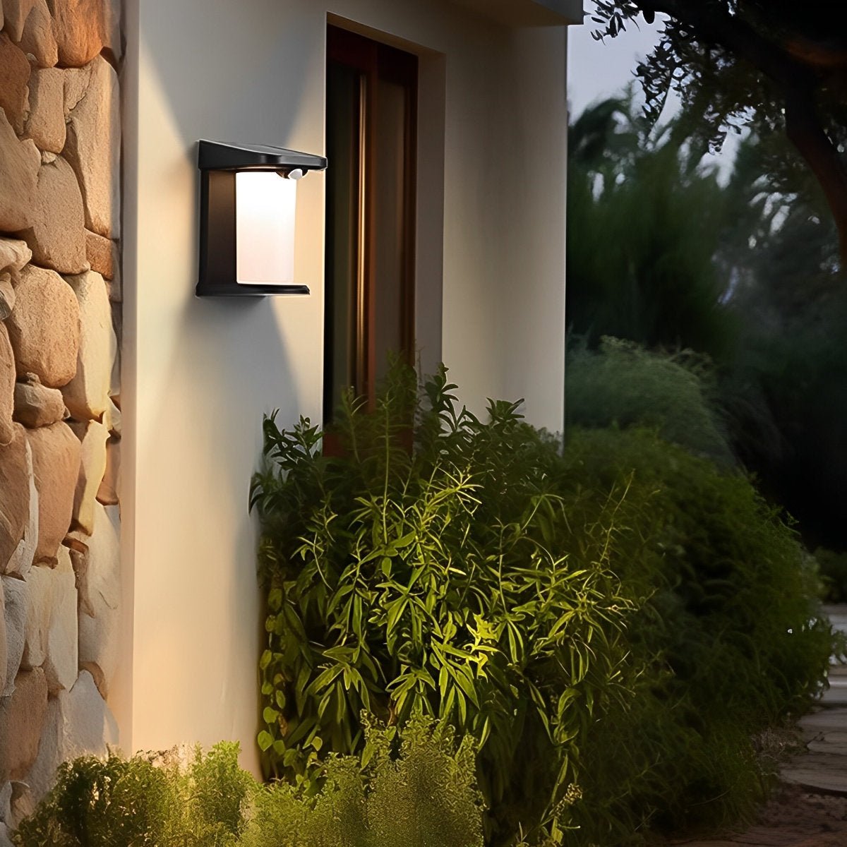 Solar Waterproof LED Motion Sensor Outdoor Wall Sconces