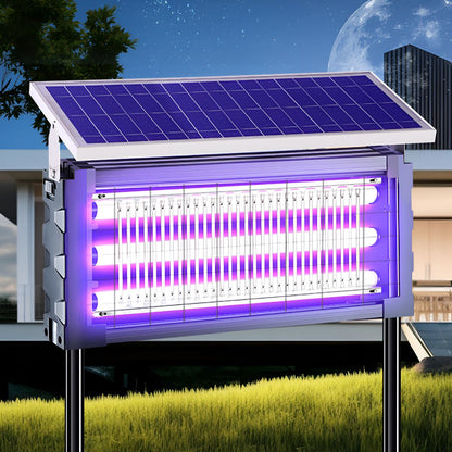 Solar Waterproof LED Outdoor Lawn Mosquito Bug Zapper Killer Lights