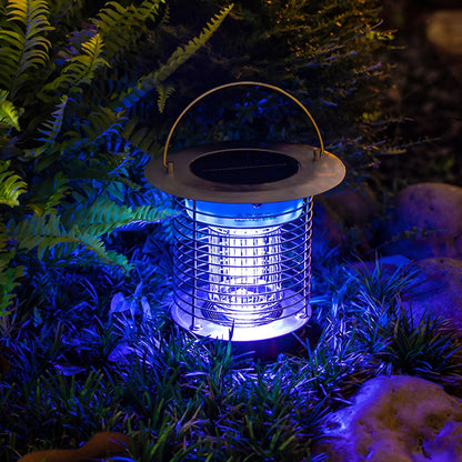 Solar Waterproof LED Outdoor Mosquito Bug Zapper Killer Hanging Lantern Rechargeable - Flare Shack