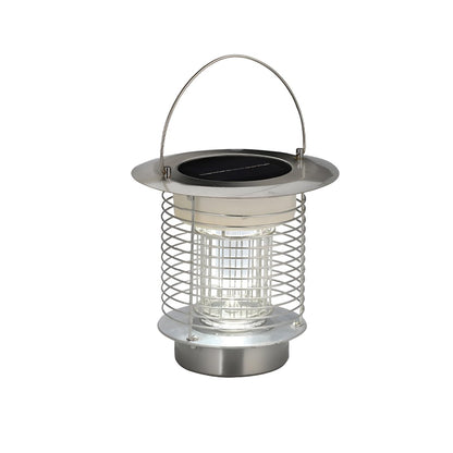 Solar Waterproof LED Outdoor Mosquito Bug Zapper Killer Hanging Lantern Rechargeable