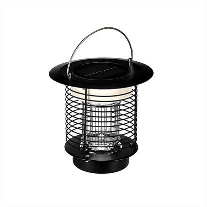 Solar Waterproof LED Outdoor Mosquito Bug Zapper Killer Hanging Lantern Rechargeable