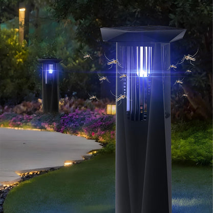 Solar Waterproof LED Outdoor Mosquito Bug Zapper Killer Lawn Lights - Flare Shack
