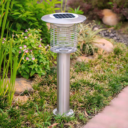 Solar Waterproof LED Outdoor Mosquito Bug Zapper Killer Lawn Pillar Lights - Flare Shack