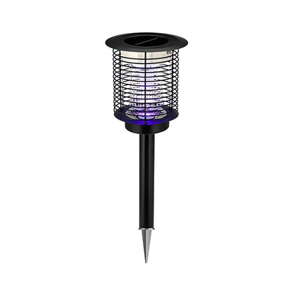 Solar Waterproof LED Outdoor Mosquito Bug Zapper Killer Lawn Pillar Lights