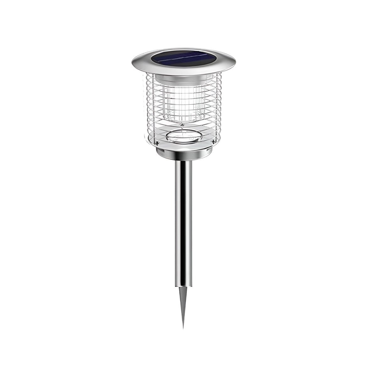 Solar Waterproof LED Outdoor Mosquito Bug Zapper Killer Lawn Pillar Lights