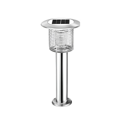 Solar Waterproof LED Outdoor Mosquito Bug Zapper Killer Lawn Pillar Lights