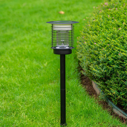 Solar Waterproof LED Outdoor Mosquito Bug Zapper Killer Lawn Pillar Lights
