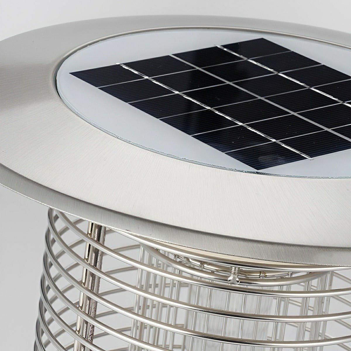 Solar Waterproof LED Outdoor Mosquito Bug Zapper Killer Post light Rechargeable