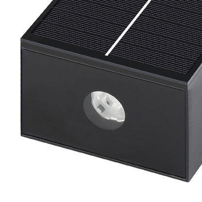 Solar Waterproof Modern Black Up&Down LED Outdoor Wall Washer Spot Lights
