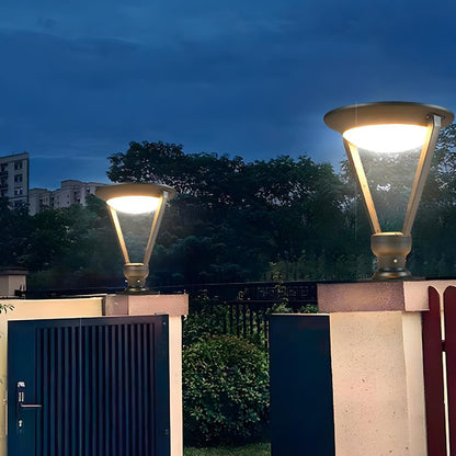 Waterproof Modern Conical LED Outdoor Post Lights