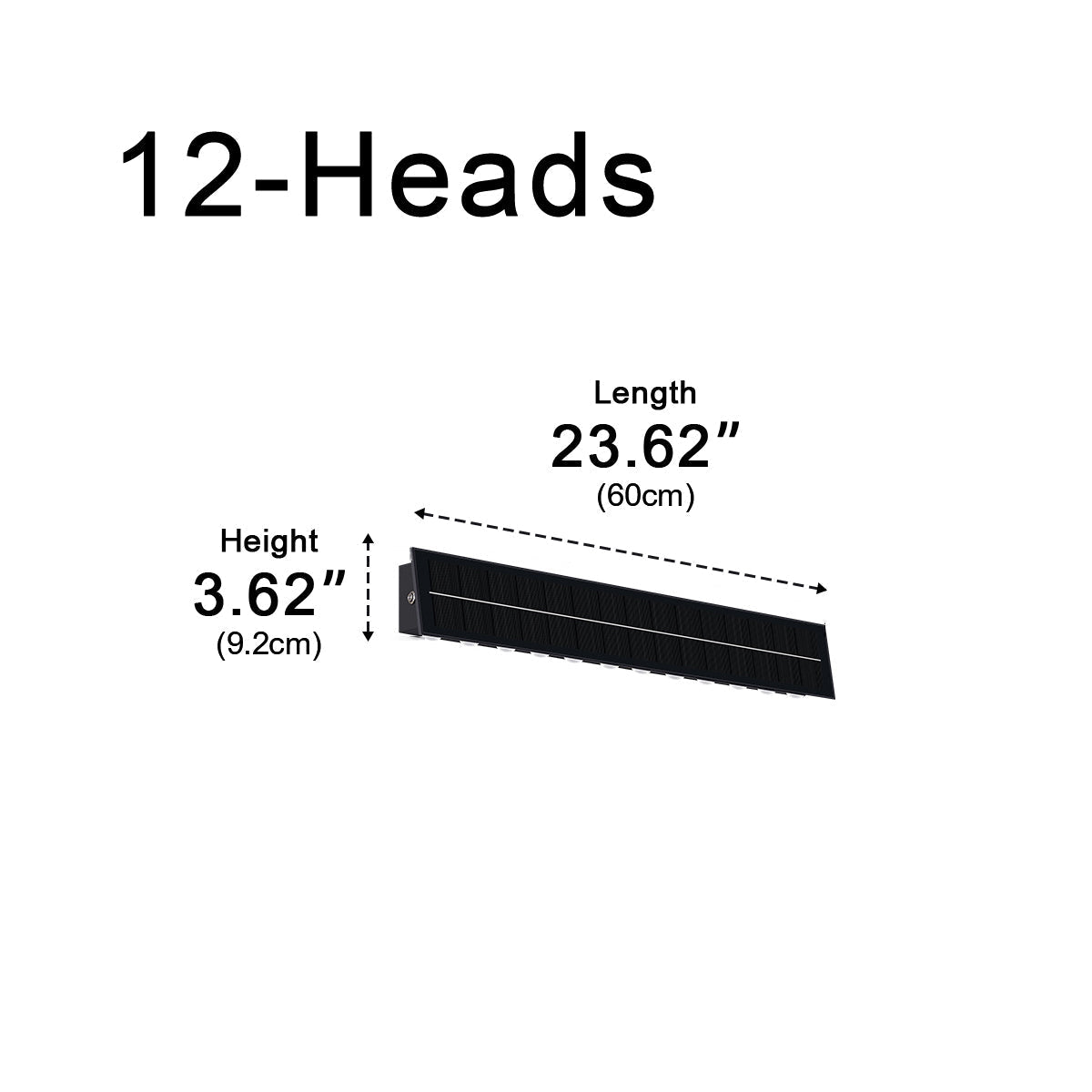 Solar Waterproof Modern Down LED Outdoor Wall Washer Light