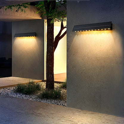 Solar Waterproof Modern Down LED Outdoor Wall Washer Light - Flare Shack