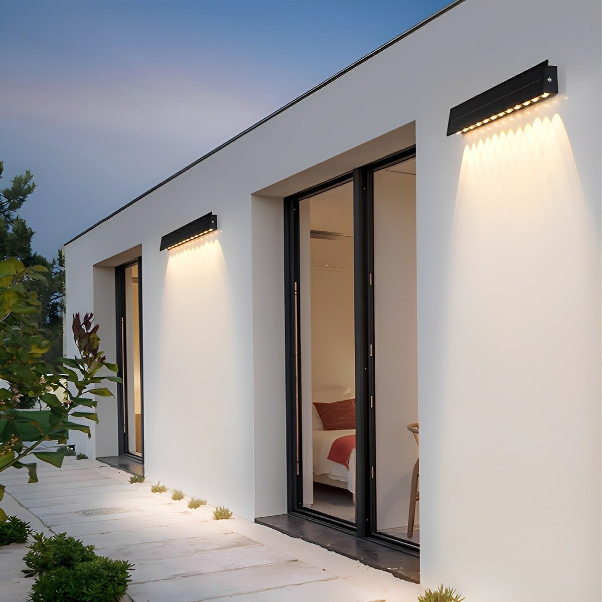 Solar Waterproof Modern Down LED Outdoor Wall Washer Light