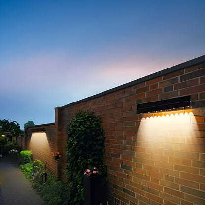 Solar Waterproof Modern Down LED Outdoor Wall Washer Light - Flare Shack