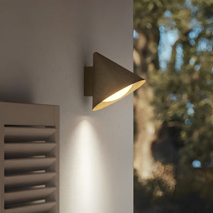 Solar Waterproof Modern Minimalist Bell LED Outdoor Wall Sconces - Flare Shack