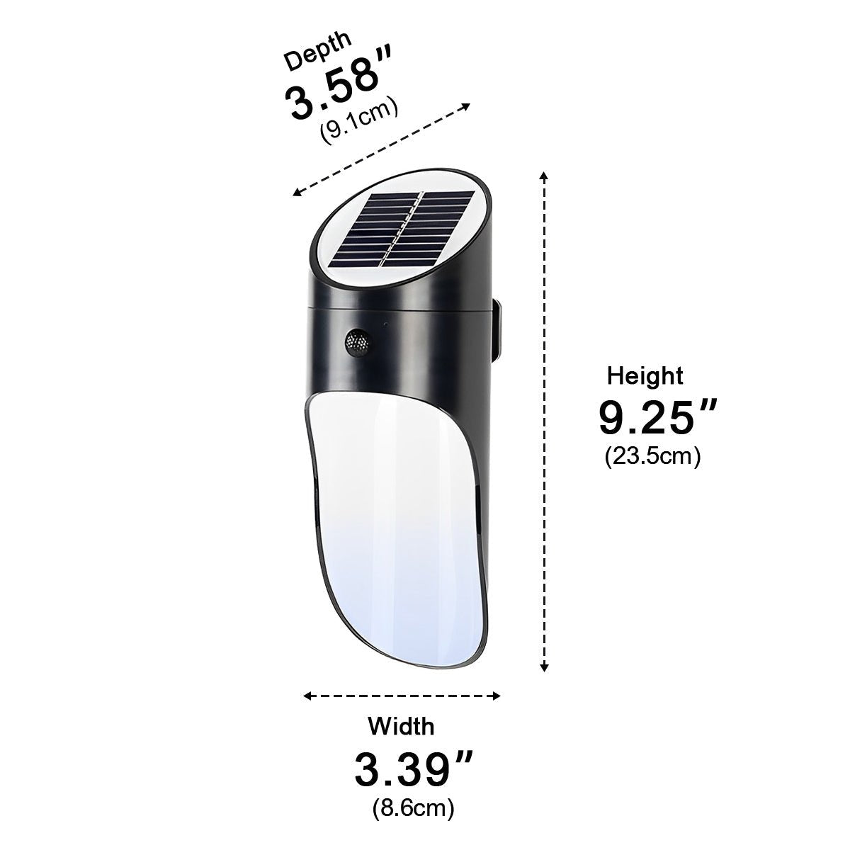 Solar Waterproof Modern Sensor Mode Outdoor Porch LED Wall Lights