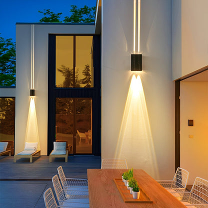 Solar Waterproof Modern LED Outdoor Wall Washer Lights