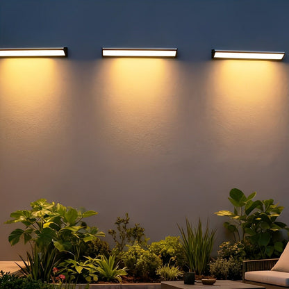 Solar Waterproof Outdoor LED Strip Lights Porch Light Exterior Wall Lights