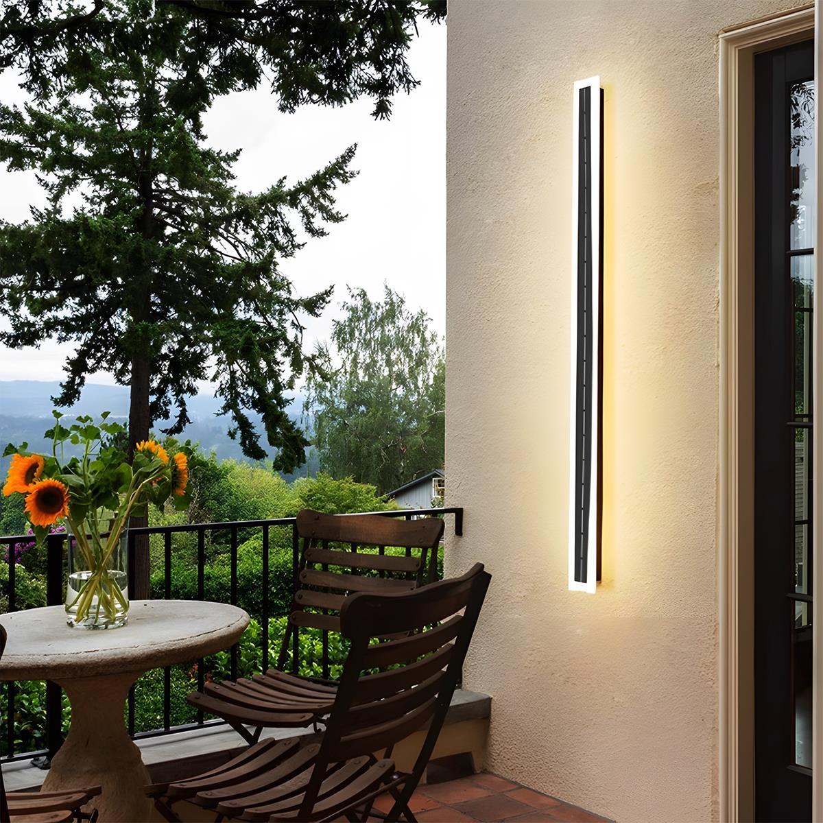 Solar Waterproof Outdoor LED Strip Porch Light Exterior Wall Lights - Flare Shack