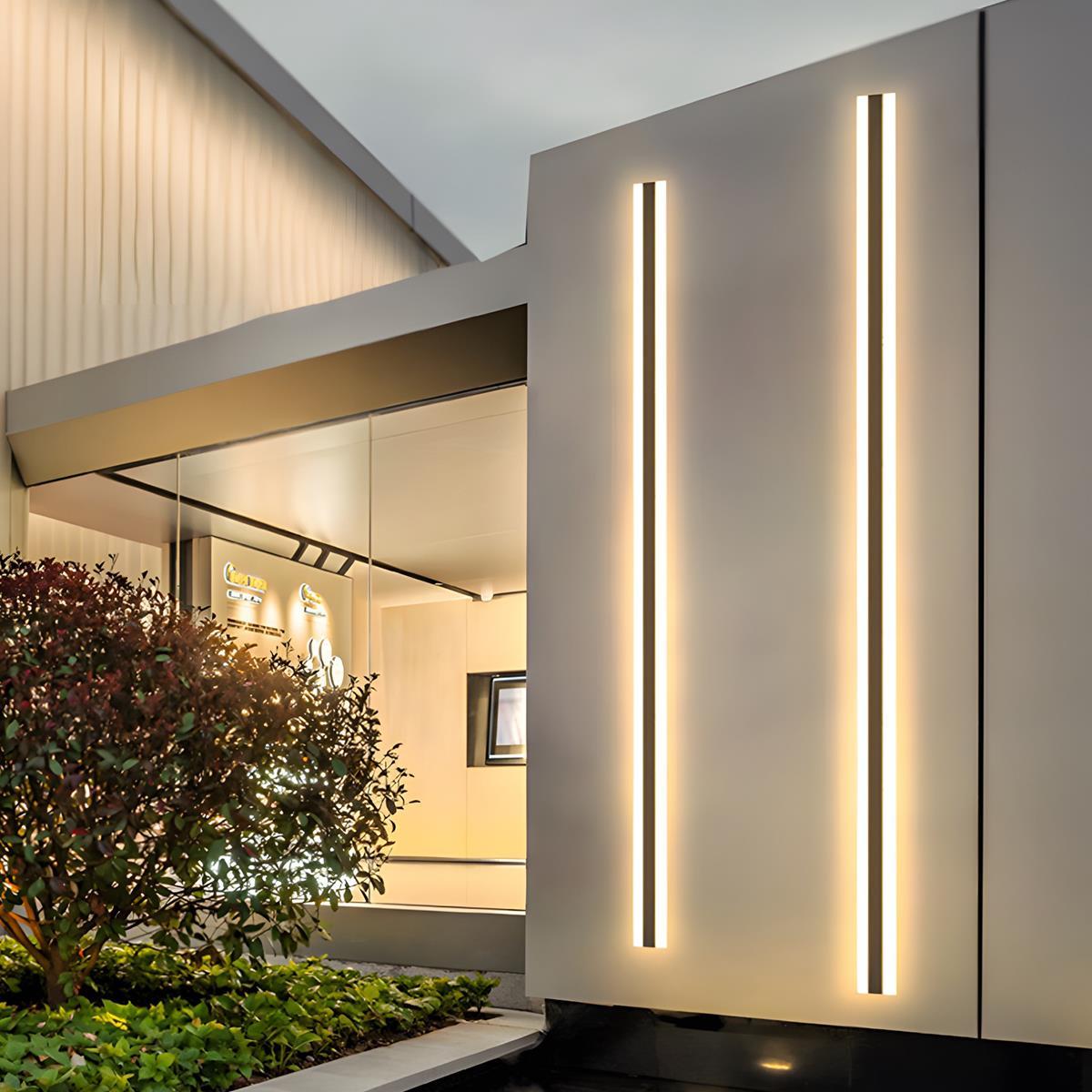 Solar Waterproof Outdoor LED Strip Porch Light Exterior Wall Lights - Flare Shack