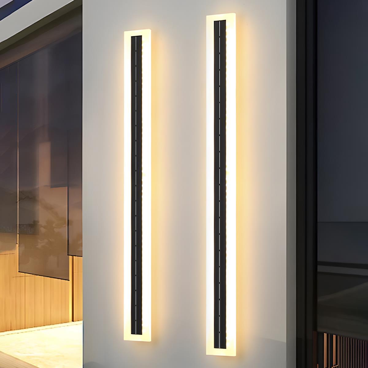 Solar Waterproof Outdoor LED Strip Porch Light Exterior Wall Lights - Flare Shack