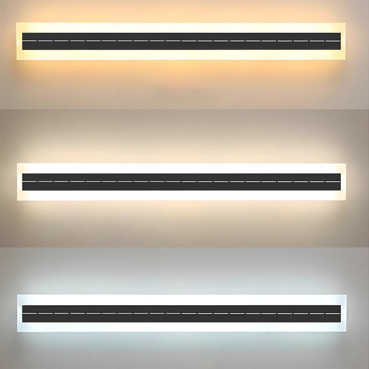 Solar Waterproof Outdoor LED Strip Porch Light Exterior Wall Lights