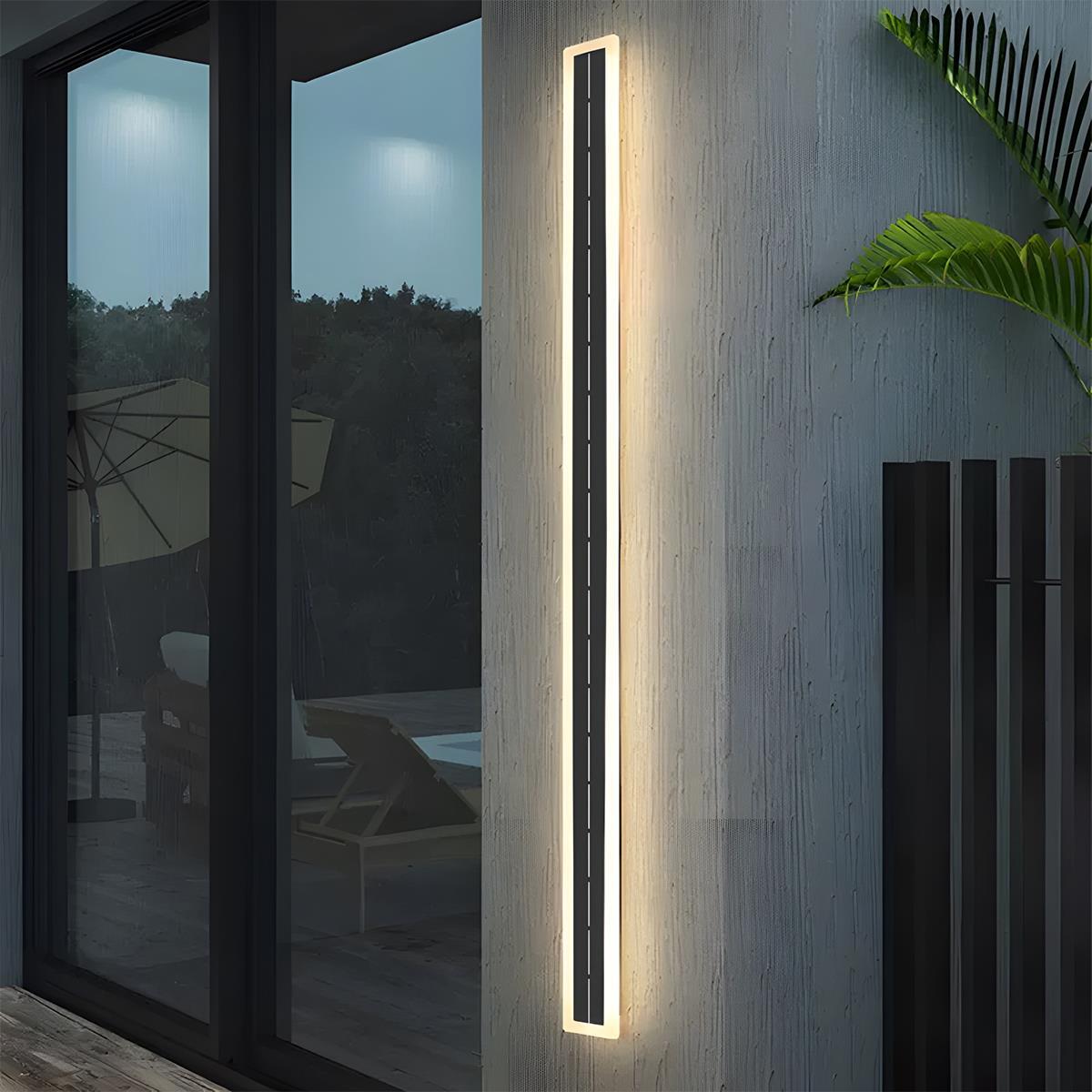 Solar Waterproof Outdoor LED Strip Porch Light Exterior Wall Lights - Flare Shack